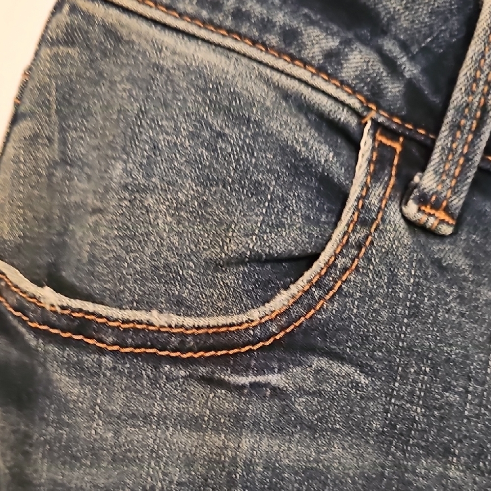 Maurices Dark Wash Distressed Skinny Jeans - Picture 9 of 12